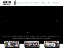 Tablet Screenshot of norwichamnesty.org.uk